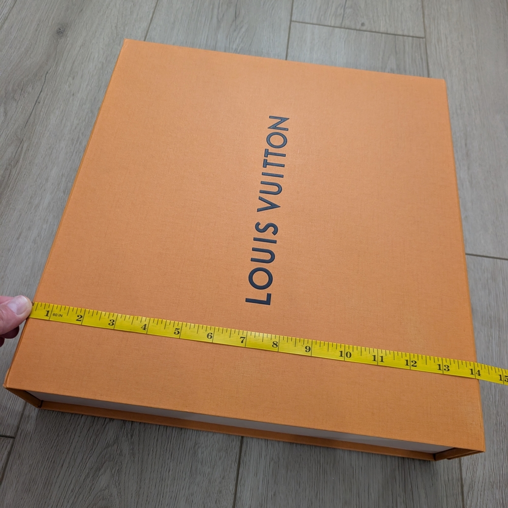 Authentic Louis Vuitton Large Orange Gift Box - Picture 10 of 11